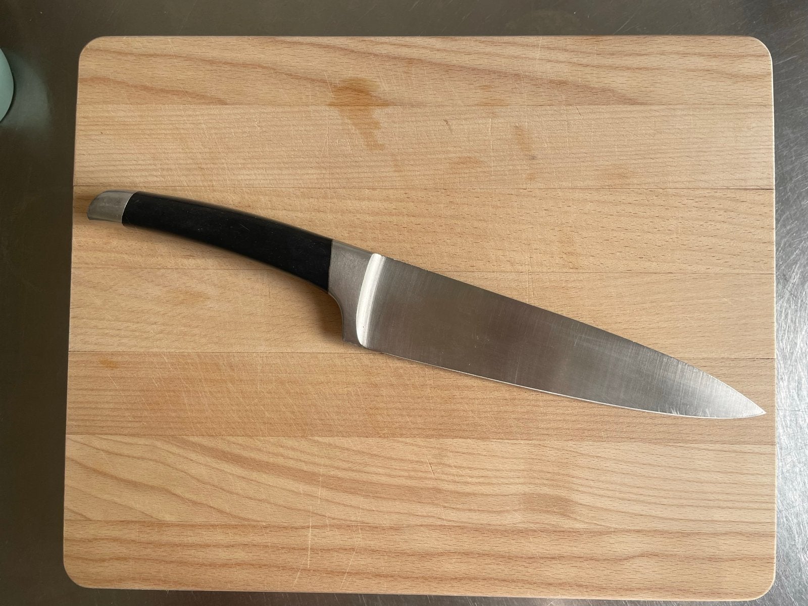 Herman den Blijker koksmes 30 cm, Huis en Inrichting, Overige typen, Zilver, Ophalen of Verzenden, Zo goed als nieuw