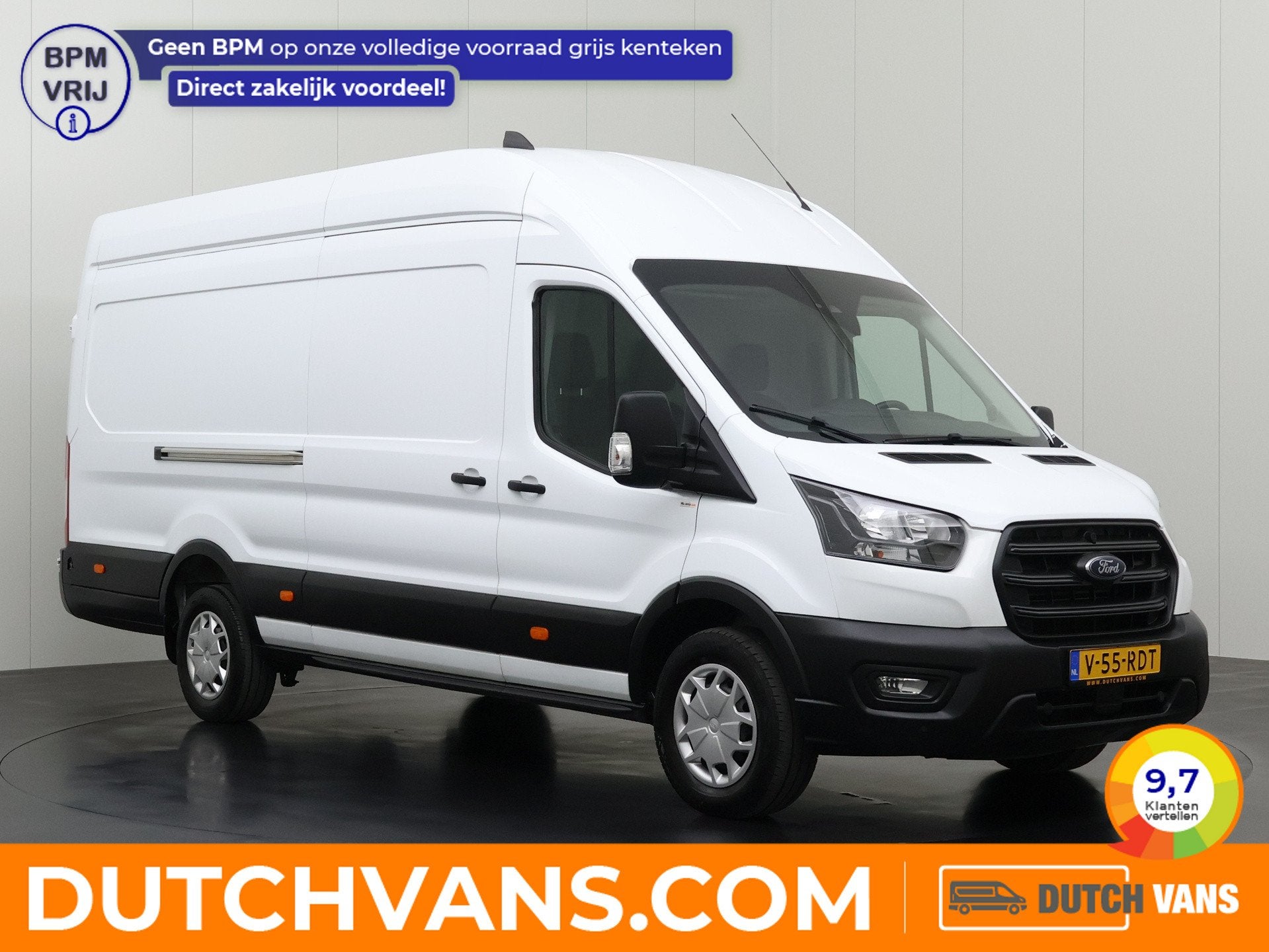 Ford Transit 2.0TDCi 165PK Automaat L4H3 Jumbo | Airco | Cru, Automaat, Achterwielaandrijving, Gebruikt, 4 cilinders