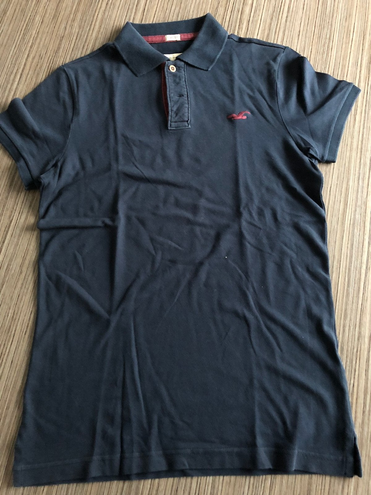 Polo hollister maat S, Kleding | Heren, Ophalen of Verzenden, Zo goed als nieuw, Maat 46 (S) of kleiner, Blauw