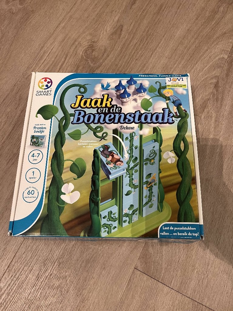 Jaak en de Bonenstaak Deluxe - SmartGames Puzzelspel, Ophalen of Verzenden, Minder dan 500 stukjes, Zo goed als nieuw, Legpuzzel