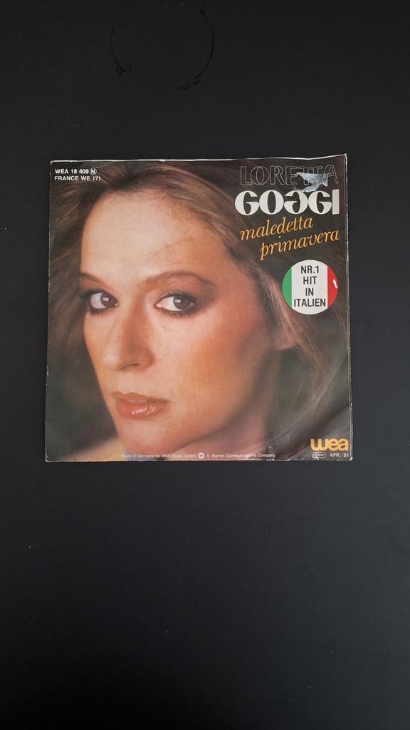 Loretta Goggi LP Maledetta Primavera/Mi Solletica L'Idea, Ophalen of Verzenden, 12 inch