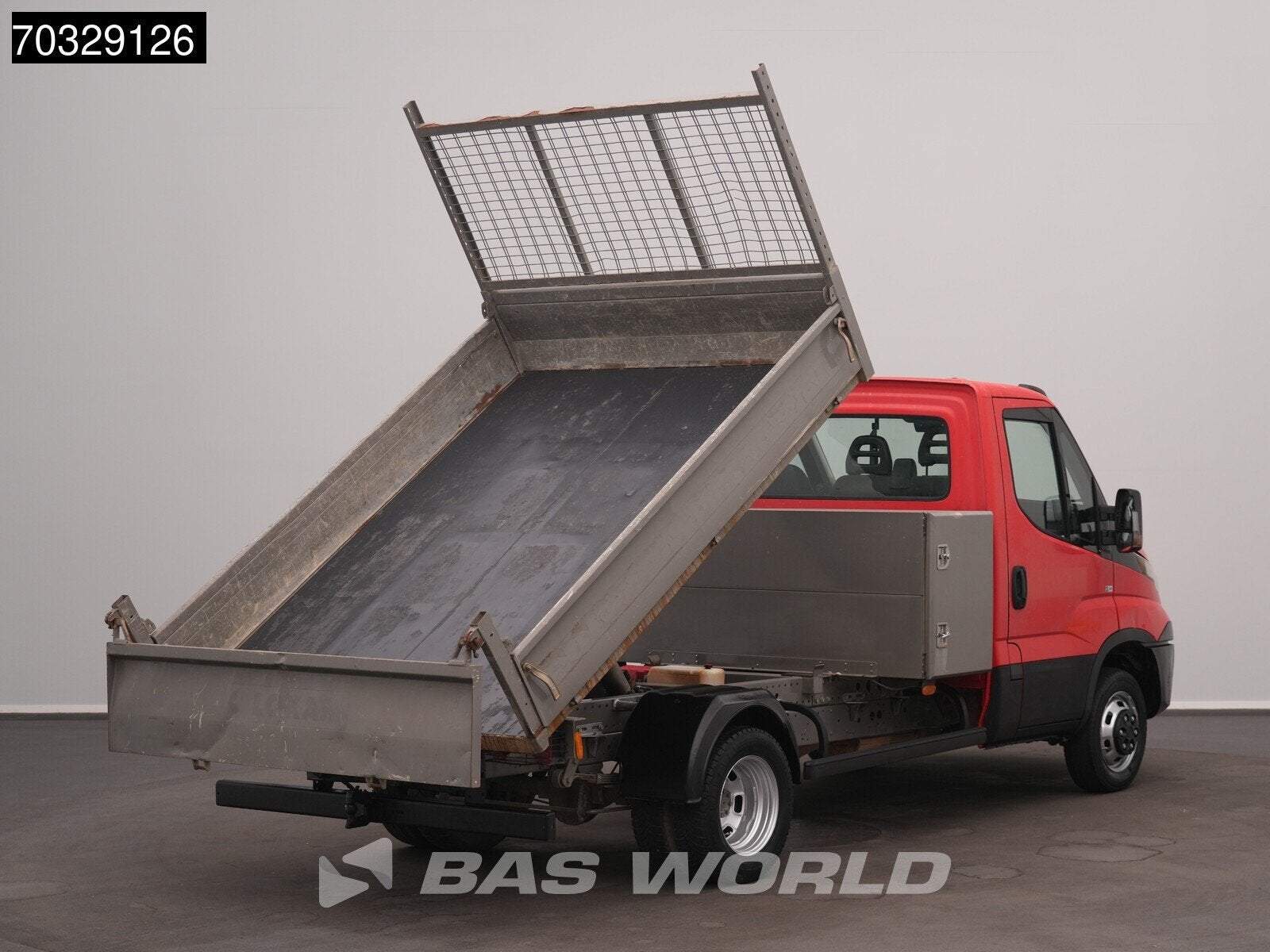 Iveco Daily 35C12 Kipper met Kist Dubbellucht 3,5t Trekhaak, Auto's, Gebruikt, Iveco, Leder, Bedrijf