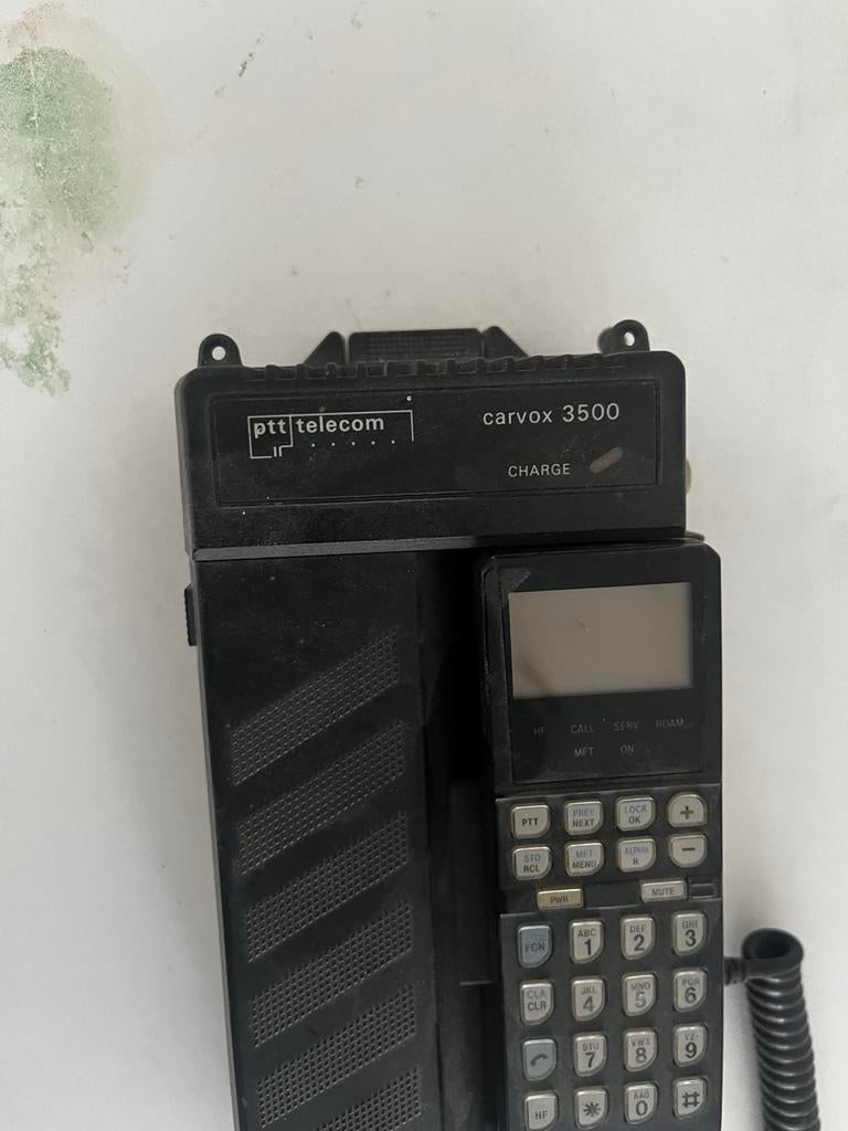 Vintage PTT Telecom Carvox 3500 Autotelefoon, Ophalen, Gebruikt, Geen camera, Klassiek of Candybar
