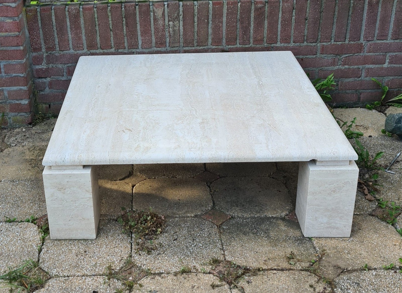 Marmer tafel, Ophalen of Verzenden, Rechthoekig, 100 tot 150 cm, 50 tot 100 cm
