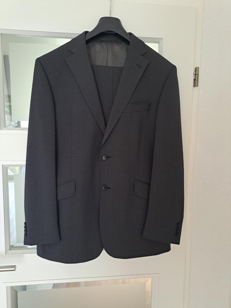 Kostuum,  Grijs gemêleerd, maat 50, Kleding | Heren, Kostuums en Colberts, Ophalen, Zo goed als nieuw, Maat 48/50 (M), Grijs