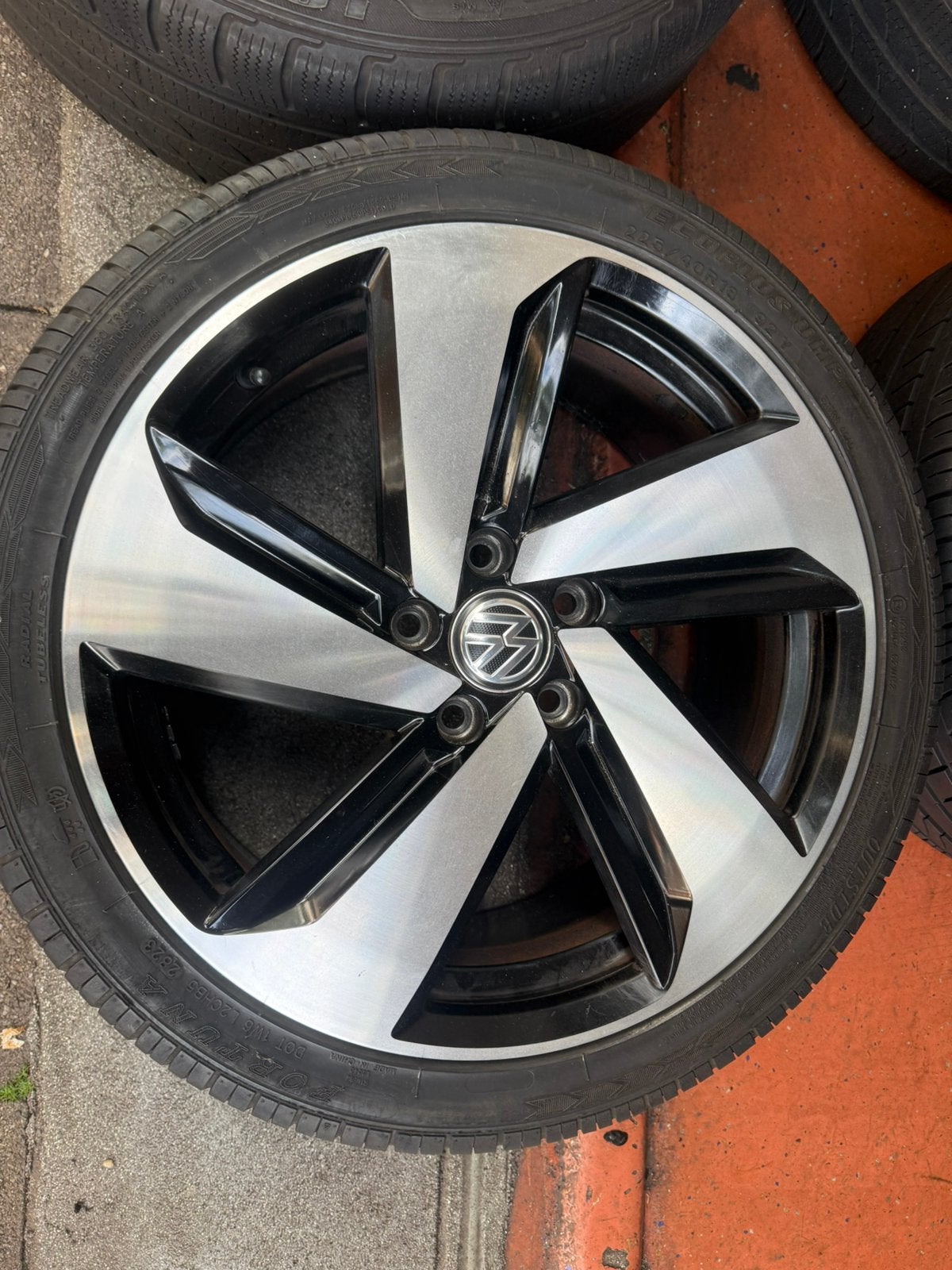 Origi VW Golf 7 Milton Keynes 18 inch velgen touran caddy, 18 inch, Gebruikt, Banden en Velgen, Personenwagen