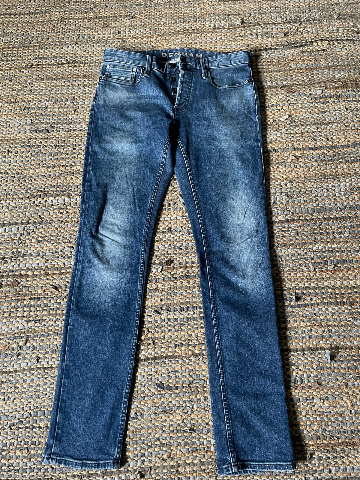 Denham Razor Slim Fit Jeans W31 L34, Ophalen of Verzenden, Zo goed als nieuw, Blauw, W32 (confectie 46) of kleiner