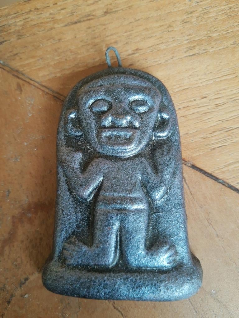 Pre-Columbiaans Amulet - Godin van de Chaquira, Antiek en Kunst, Ophalen of Verzenden