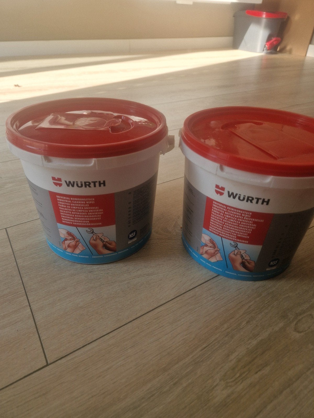 wurth gereedschap doeken, Ophalen