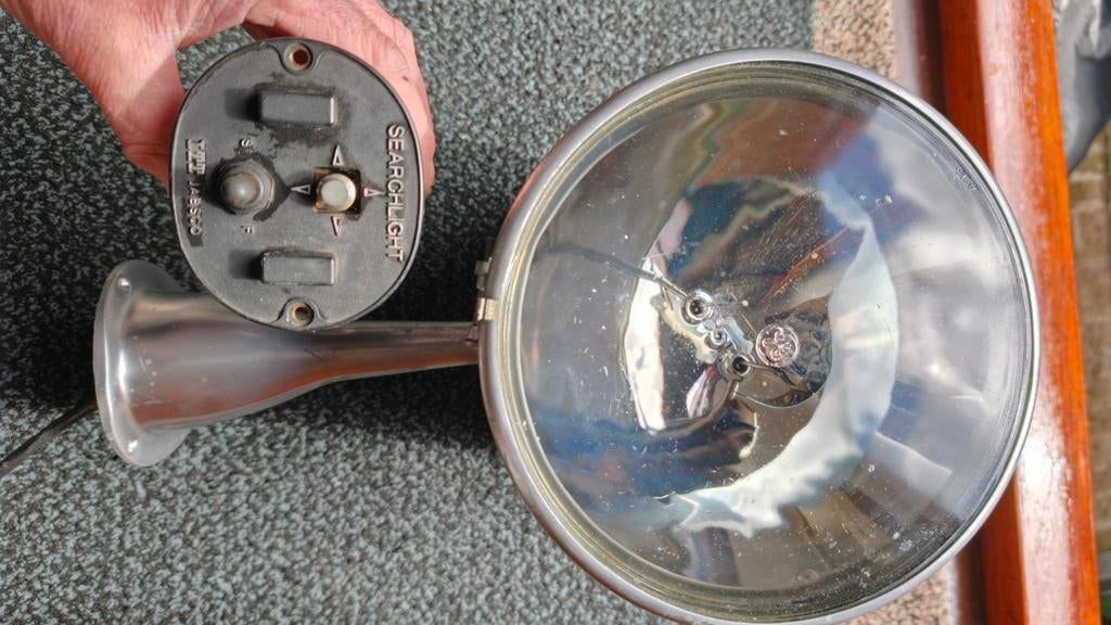 Jabsco 24 volt zoeklicht met afstandsbediening, Verzenden, Kombuis en Sanitair