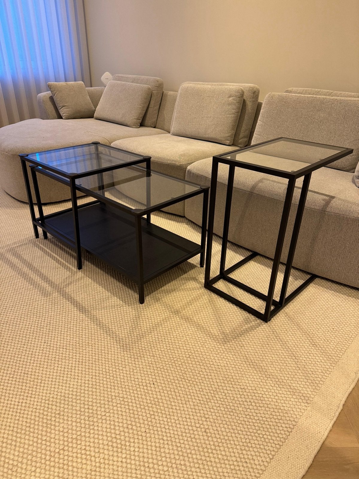 IKEA VITTSJÖ Laptophouder / Laptoptafel, Minder dan 55 cm, Metaal of Aluminium, Ophalen of Verzenden, Zo goed als nieuw