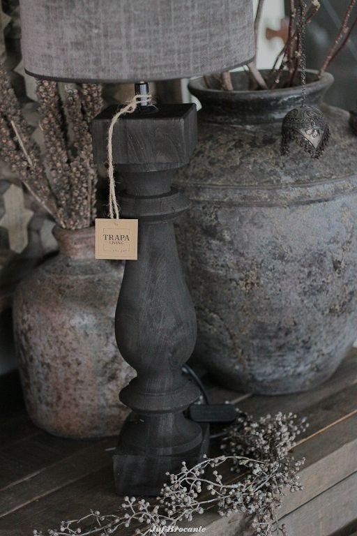 TRAPA-LIVING balusterlamp deep umber, Www.jufbrocante.nl, Www.jufbrocante.nl, Nieuw, Ophalen of Verzenden