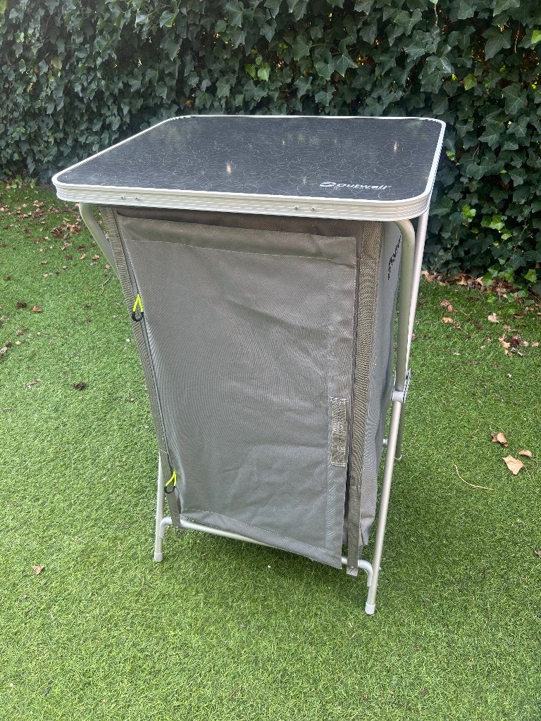 Outwell Domingo campingkast met bijpassende organiser, Ophalen, Zo goed als nieuw, Campingkast