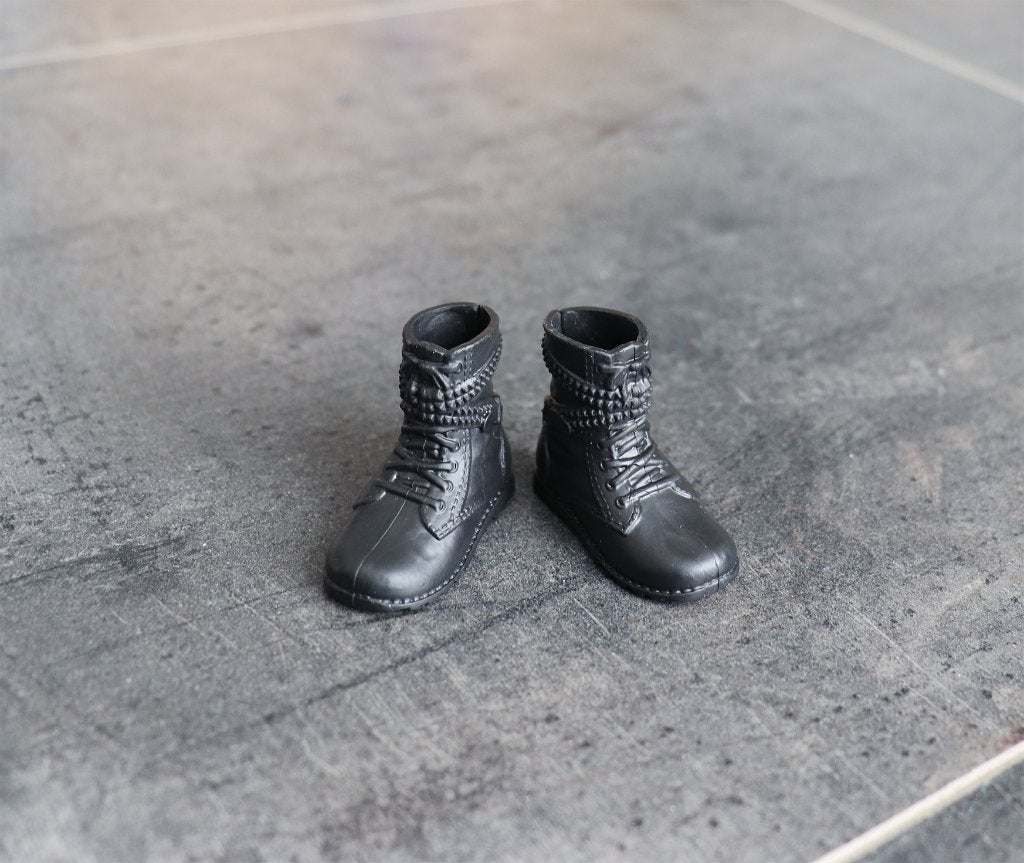 Barbie kleding nieuw - Ken - Stoere laarzen schoenen zwart, Ophalen of Verzenden, Nieuw, Barbie