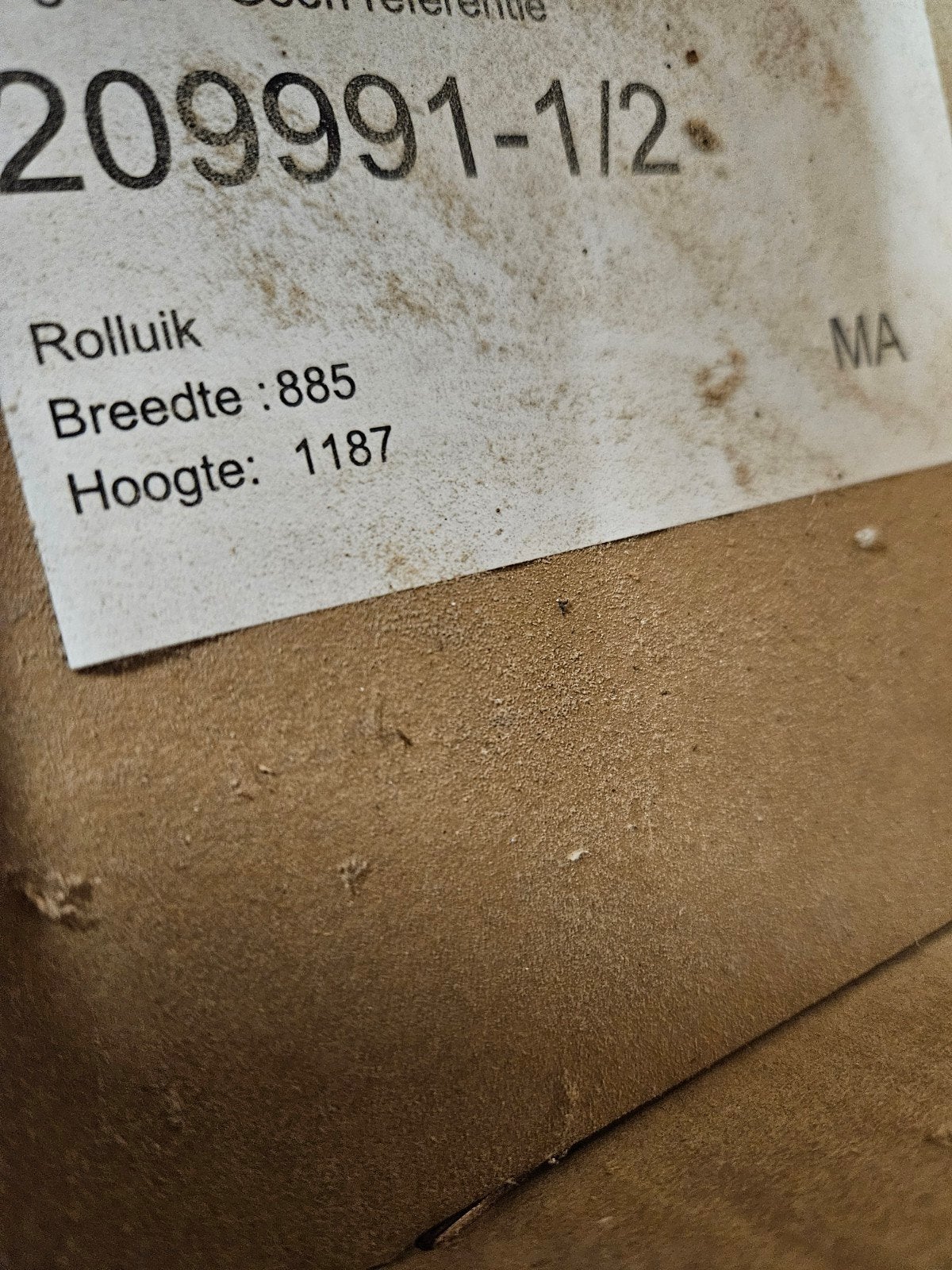 Degalux Rolluik - Nieuw in doos (885x1187 mm), Doe-het-zelf en Verbouw, Ophalen, Overige kleuren, Minder dan 100 cm, 100 tot 150 cm