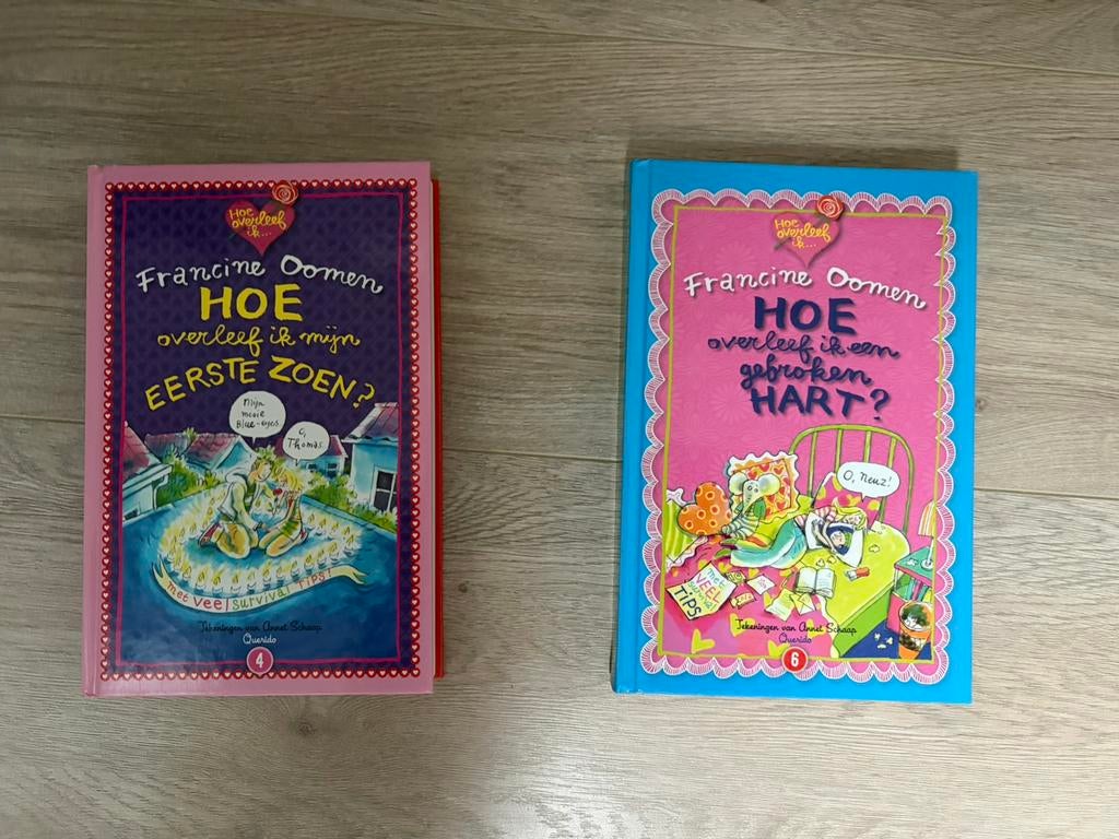 Set van 2 'Hoe overleef ik'-boeken (Hardcover), Boeken, Ophalen of Verzenden, Zo goed als nieuw