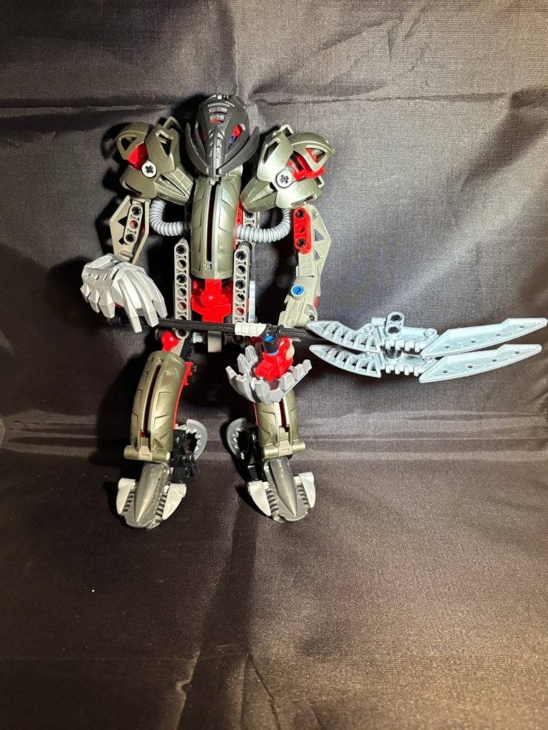 Lego Bionicle 8593 Makuta zonder instructies, Bionicle, Lego, Ophalen of Verzenden, Zo goed als nieuw