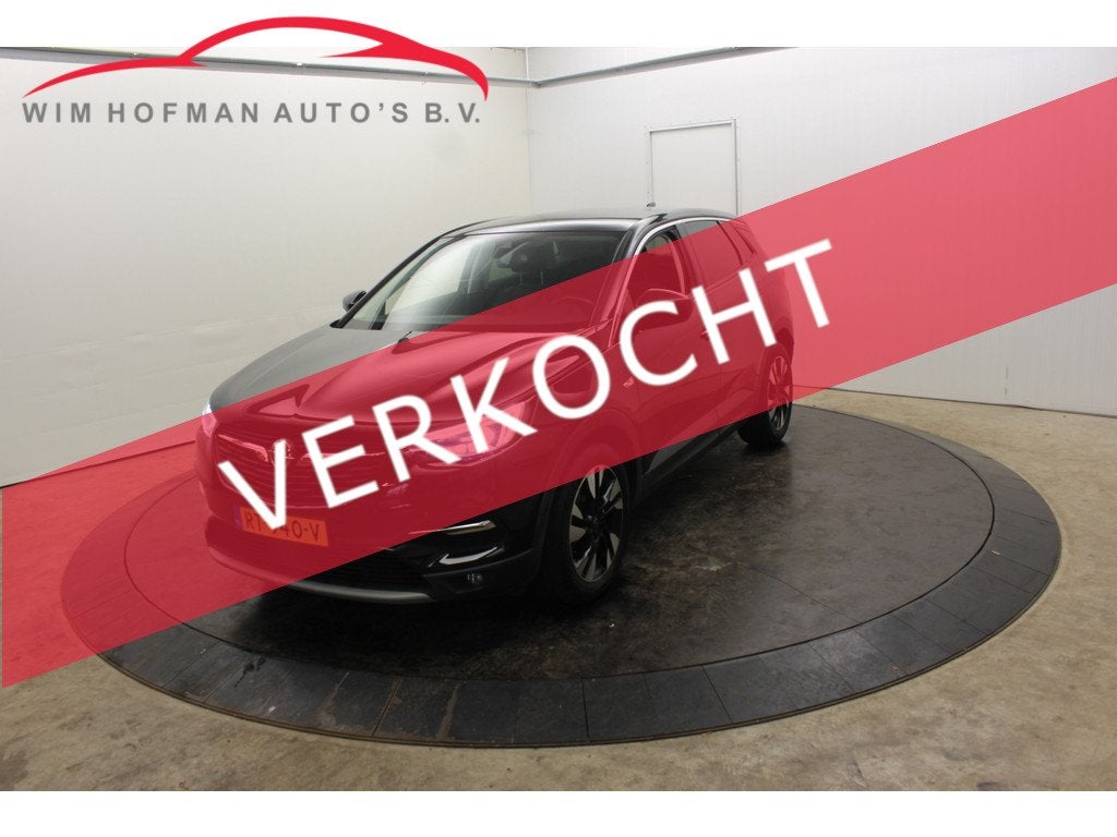Opel Grandland X 1.2 Turbo Innovation Pano El AKlep Vol Lede, Auto's, Opel, Gebruikt, 1199 cc, Met garantie (alle), Zwart
