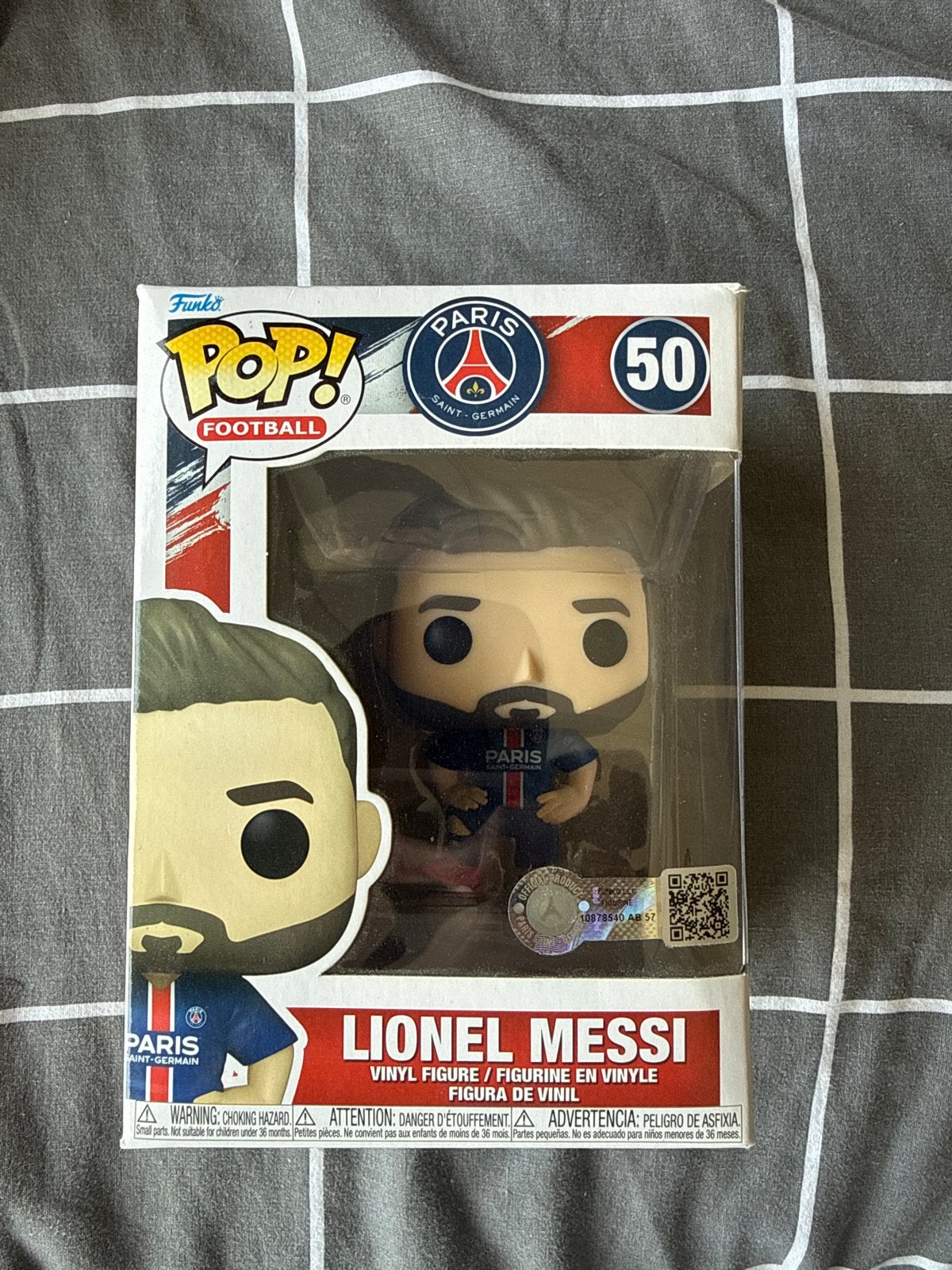 Funko Pop! Football: Lionel Messi (PSG) #50, Verzamelen, Poppetjes en Figuurtjes, Ophalen of Verzenden, Nieuw