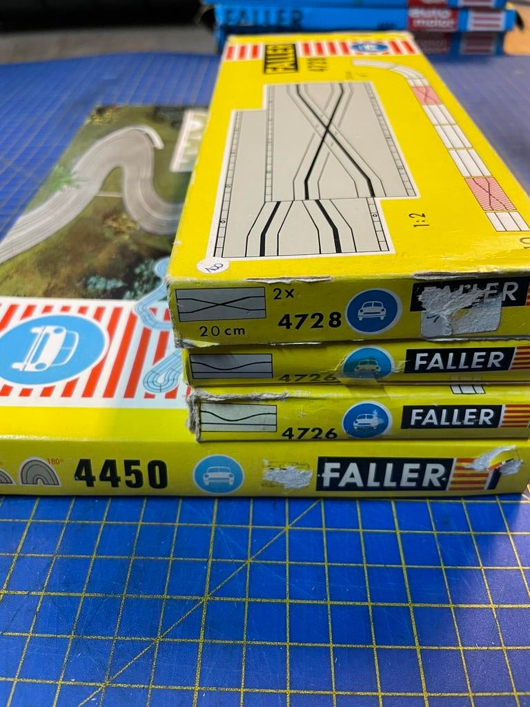 Faller AMS 4726 4728 4450 NU 50,00 Eurokruising wegversmall., Verzenden, Zo goed als nieuw, Elektrisch, Overige merken