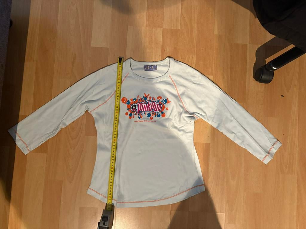 Pinkpop t-shirt met lange mouwen 2008, Ophalen of Verzenden, Zo goed als nieuw