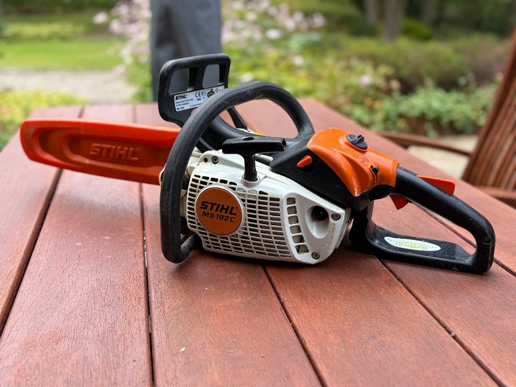 STIHL MS 192C kettingzaag, benzine, Tuin en Terras, Hand-tuingereedschap, Ophalen, Gebruikt, Overige soorten, STIHL