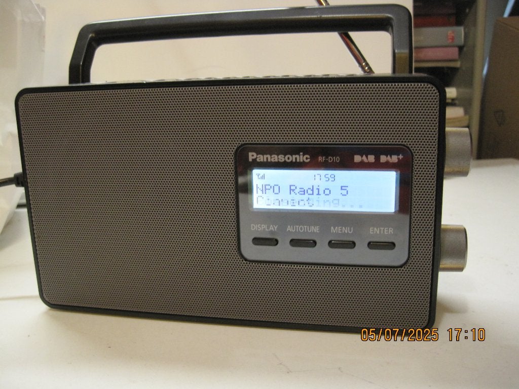 panasonic RF-D10 DAB+ radio (348), Ophalen of Verzenden, Zo goed als nieuw, Radio