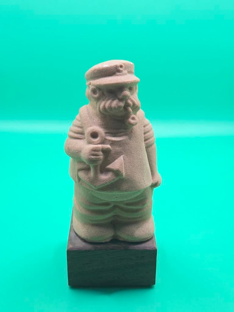 Marbell Stone Art Visser/Kapitein Beeldje, Ophalen of Verzenden, Zo goed als nieuw, Mens