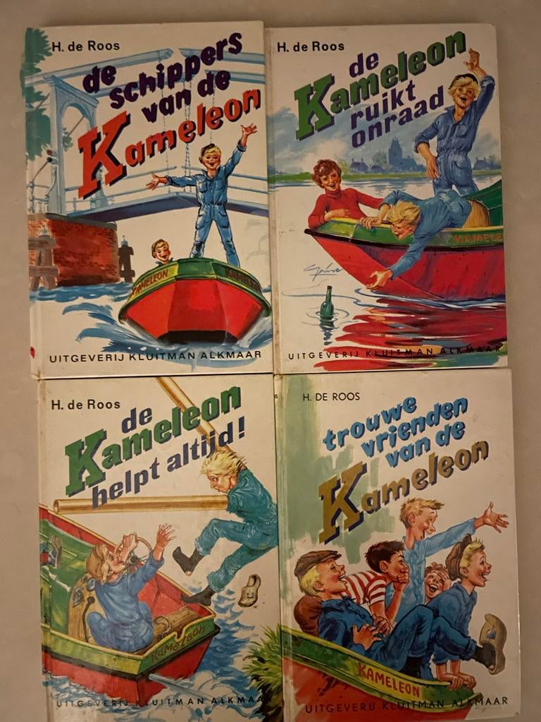 Kameleon Boeken - 4 Delen - H. de Roos, Ophalen of Verzenden, Gelezen, Fictie algemeen