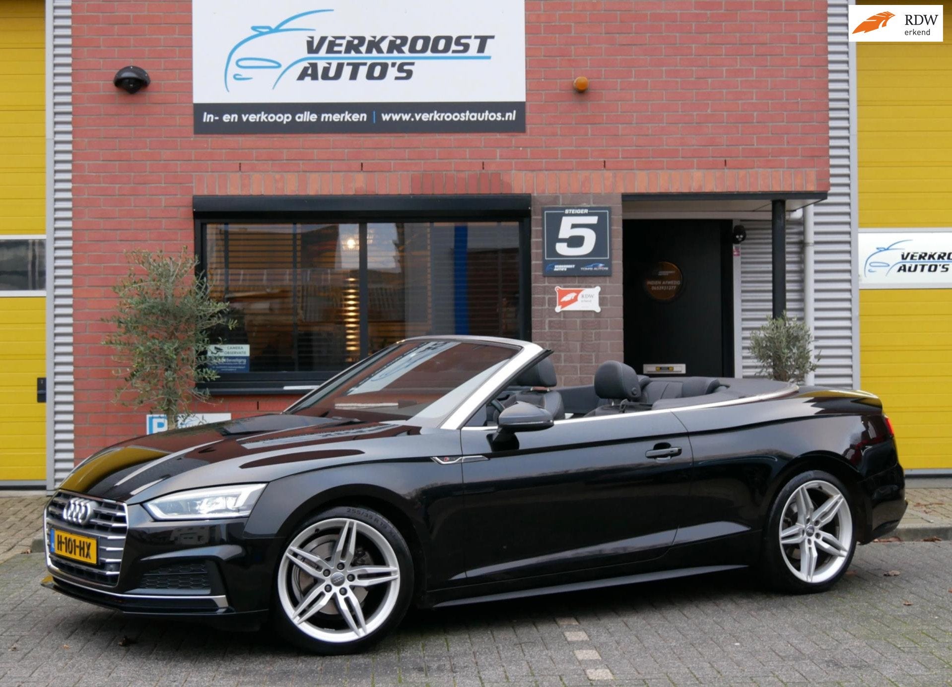 Audi A5 Cabriolet 2.0 TFSI S-line Pro Line Plus.facelift. na, Auto's, Audi, Automatische klimaatregeling, Gebruikt, 4 stoelen