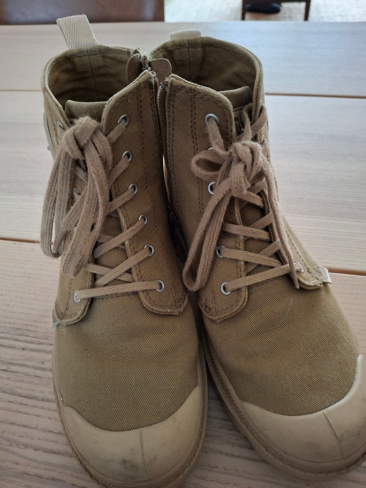 Palladium Pampa Hi Originale Canvas Boots - Maat 38, Kleding | Dames, Schoenen, Beige, Lage of Enkellaarzen, Palladium, Ophalen of Verzenden