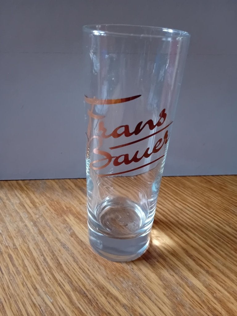 Longdrinkglas met opgedrukte handtekening Frans Bauer, Ophalen of Verzenden, Zo goed als nieuw, Foto of Kaart