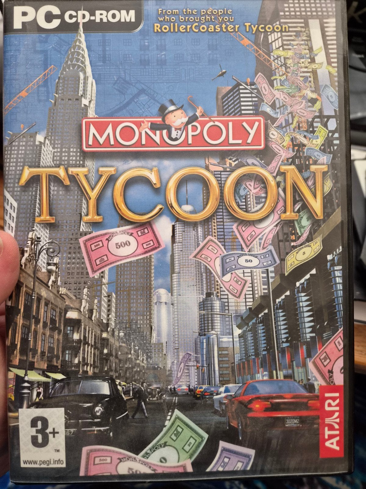 Monopoly Tycoon PC CD-ROM - Strategie en Simulatie, Gebruikt, 1 speler, Ophalen of Verzenden, Vanaf 3 jaar