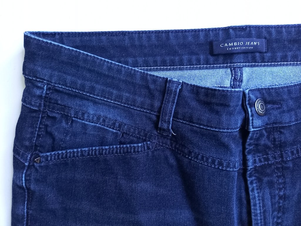 CAMBIO mooie blauwe spijkerbroek, Luxury, maat 42 – 44, Cambio, Zo goed als nieuw, W33 - W36 (confectie 42/44), Verzenden