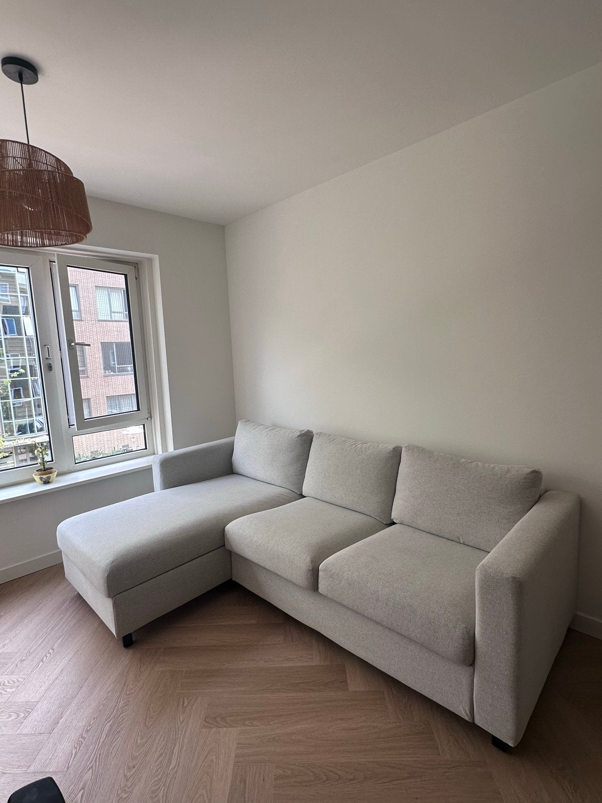 Ikea Vimle Hoekbank - Zo goed als nieuw, zeer comfortabel, Huis en Inrichting, Ophalen, 100 tot 125 cm, Hoekbank, Driepersoons
