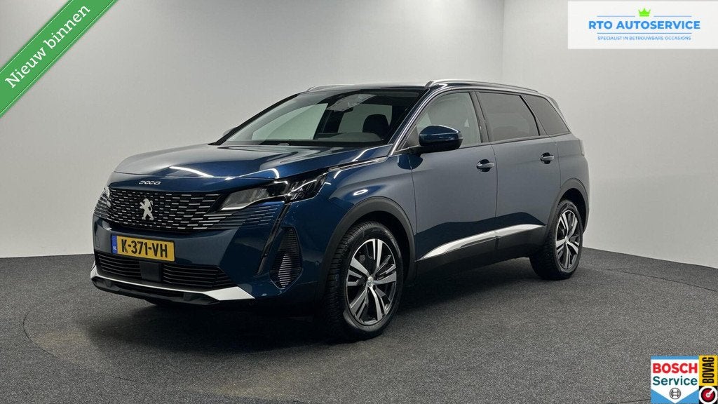Peugeot 5008 1.2 PureTech Blue Lease Allure TREKHAAK CAMERA, Auto's, Voorwielaandrijving, Gebruikt, Euro 6, 1199 cc