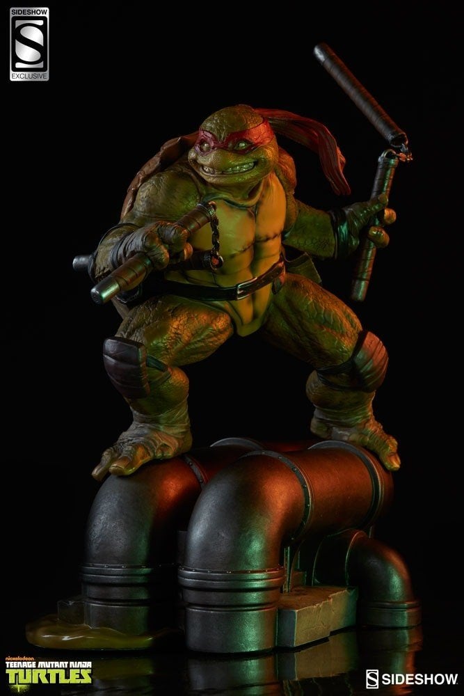 Sideshow TMNT Michelangelo Exclusive statue, Ophalen, Zo goed als nieuw, Fantasy