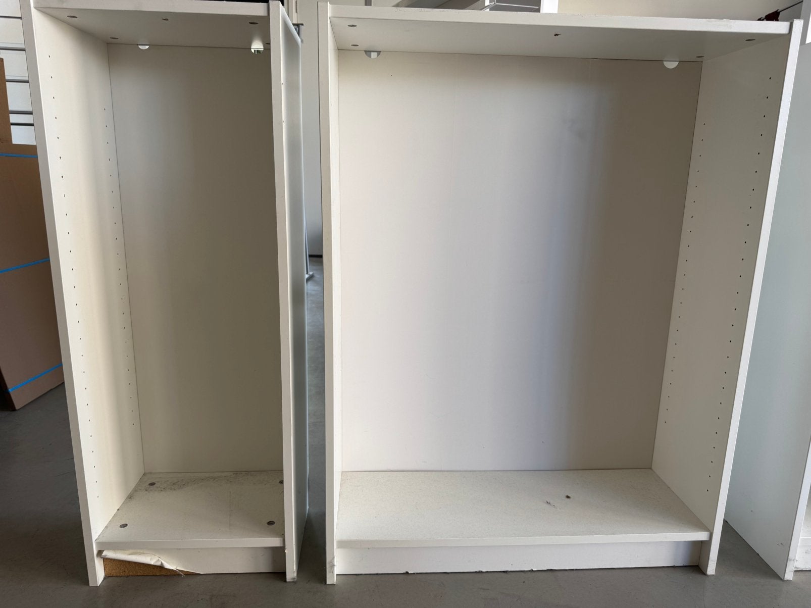 3x IKEA BILLY boekenkast wit – 2 breed + 1 smal, Huis en Inrichting, Ophalen, 200 cm of meer, 50 tot 100 cm, Zo goed als nieuw