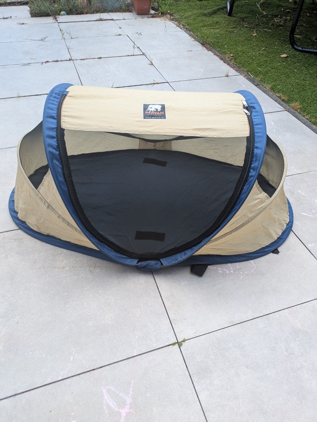 Deryan Babytent - Compact en Comfortabel Reisbedje, Ophalen of Verzenden, Gebruikt