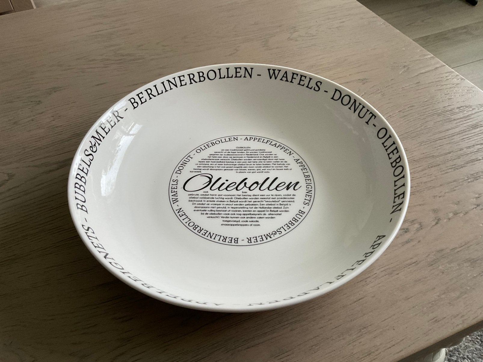 Oliebollen schaal, Ophalen, Zo goed als nieuw