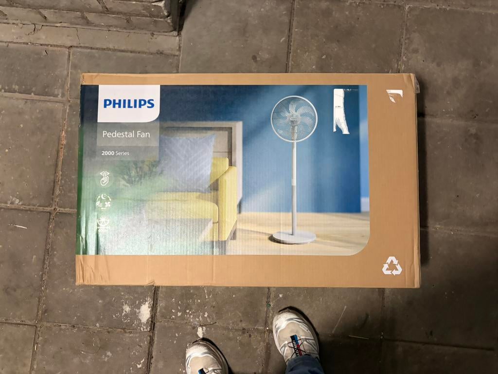 Philips ventilator staand | pedestal fan | torenventilator, Ophalen, Zo goed als nieuw, Torenventilator