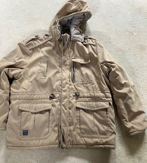 Winterjack heren, Kleding | Heren, Jassen | Winter, Onbekend, Beige, Overige maten, Ophalen of Verzenden