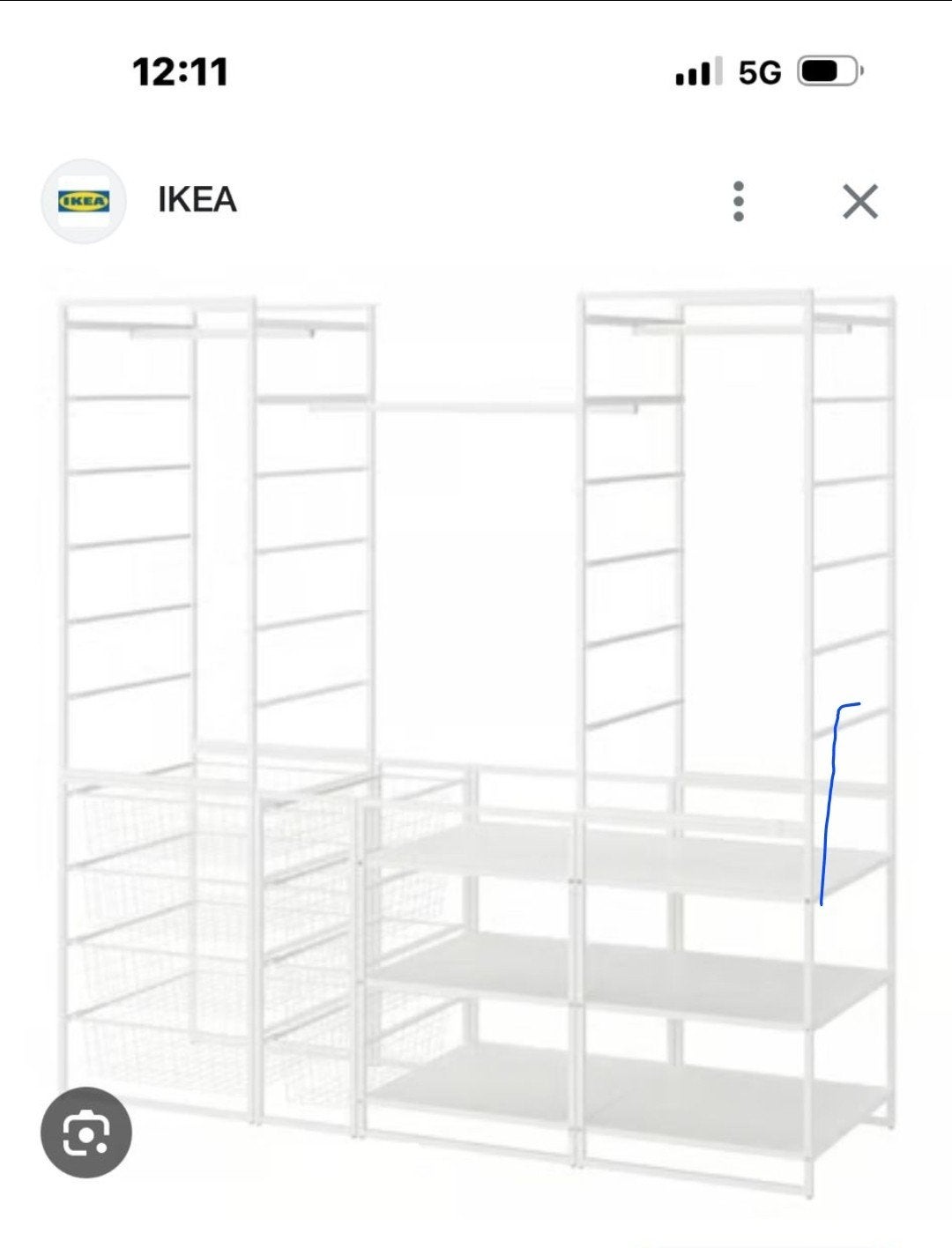 Gratis Ikea JONAXEL kast - Modulair opbergsysteem, Ophalen