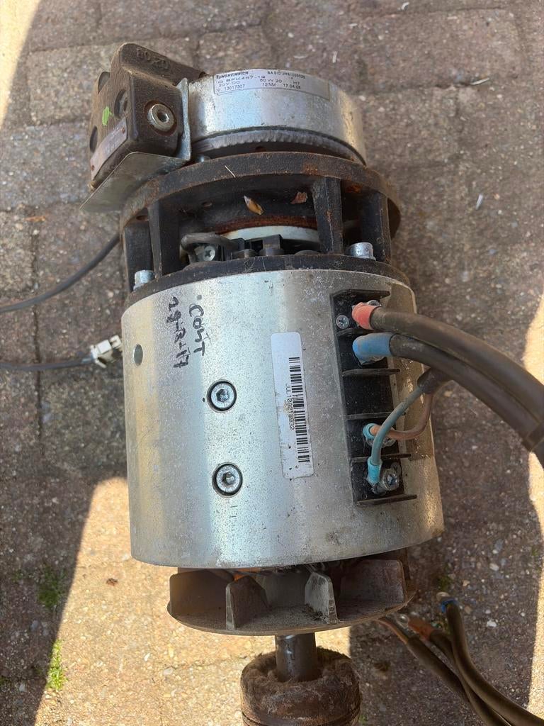 Jungheinrich Aandrijfmotor - 24v 20A 12NM, Ophalen of Verzenden, Gebruikt, Elektromotor, Minder dan 1400 rpm