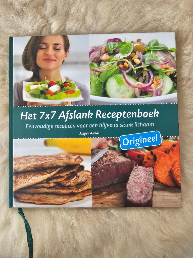 Jasper Alblas - Het 7x7 afslank receptenboek, Ophalen of Verzenden, Zo goed als nieuw