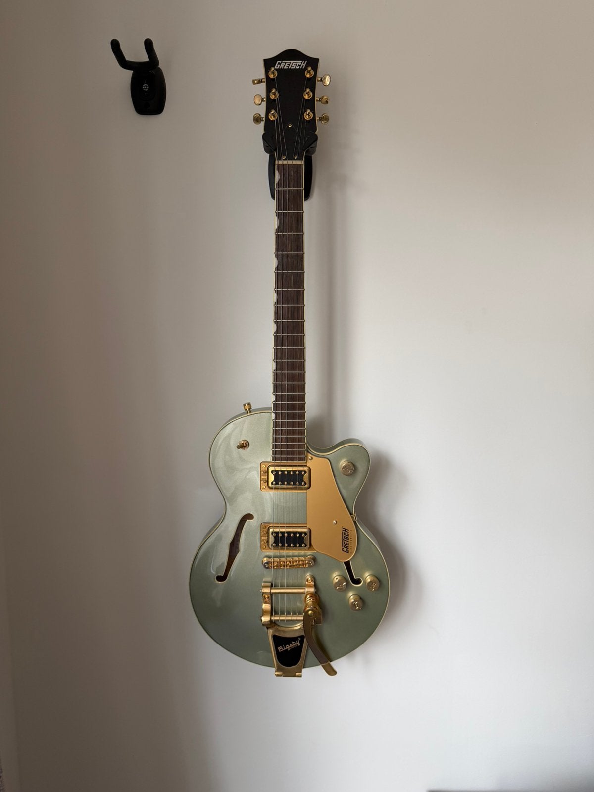 Gretsch G5655TG Aspen Green incl. koffer en band, Muziek en Instrumenten, Snaarinstrumenten | Gitaren | Elektrisch, Ophalen, Zo goed als nieuw