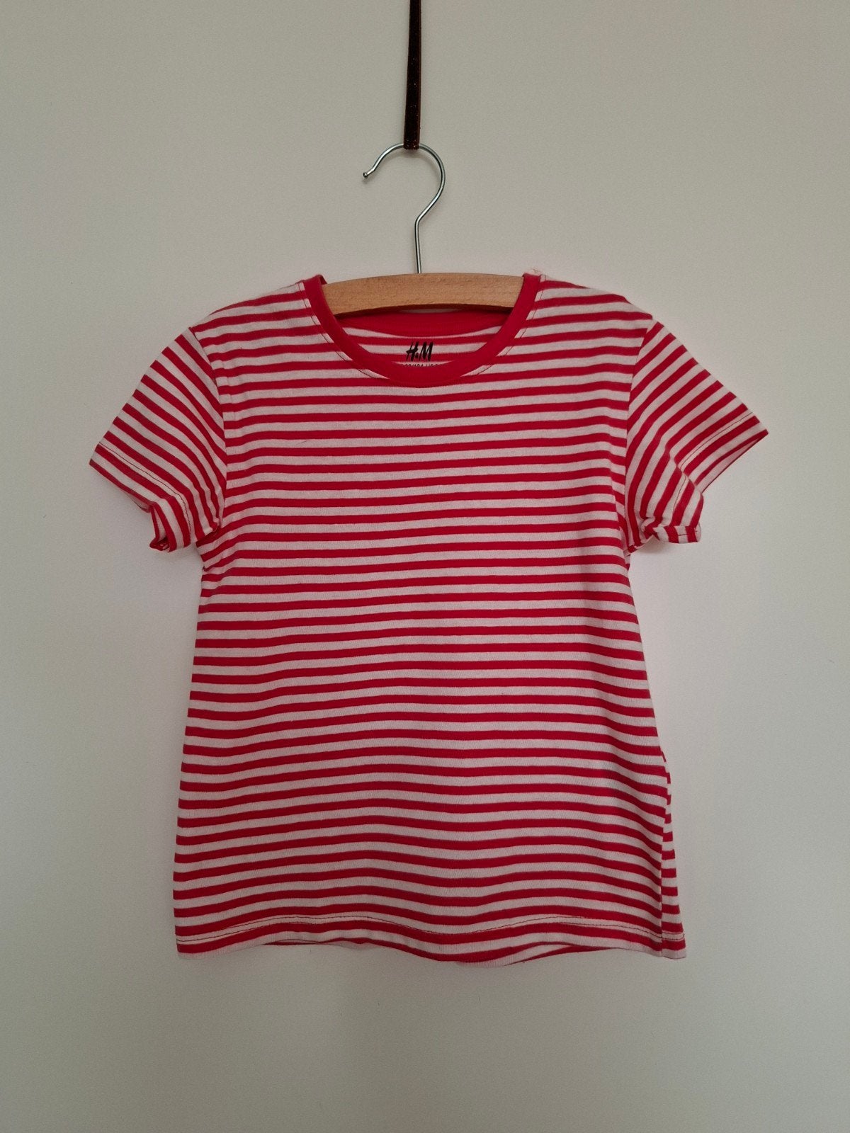 H&M streepshirtje maat 98 104 z.g.a.n., Kinderen en Baby's, Meisje, H&M, Ophalen of Verzenden, Zo goed als nieuw