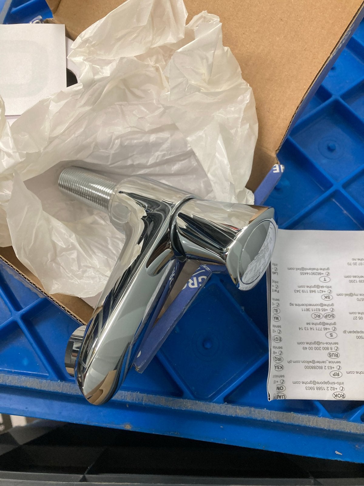 Grohe Costa S Kraan Chroom - WC fontijnkraan, Ophalen of Verzenden, Nieuw, Chroom, Kraan