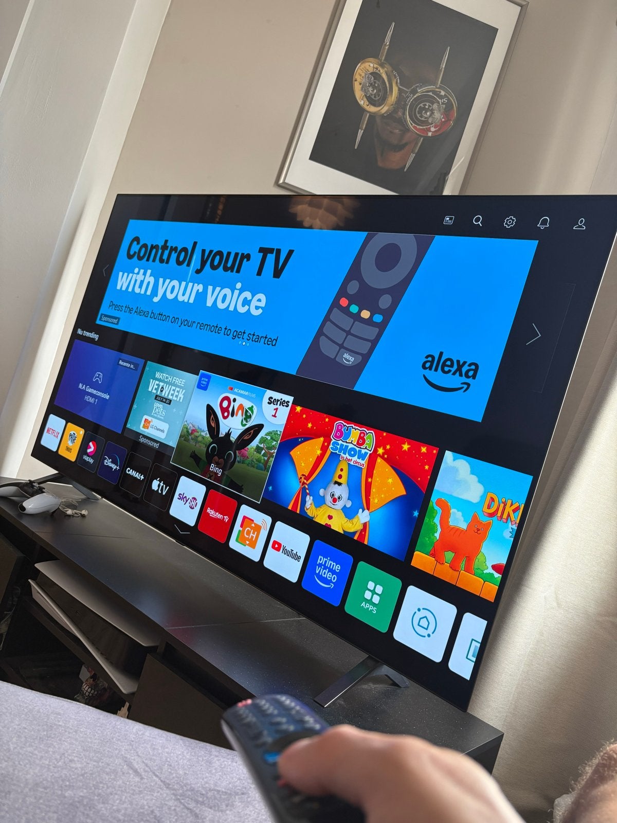 LG OLED65A16LA 65 inch 4K Smart TV, 50 Hz, OLED, Ophalen of Verzenden, Zo goed als nieuw