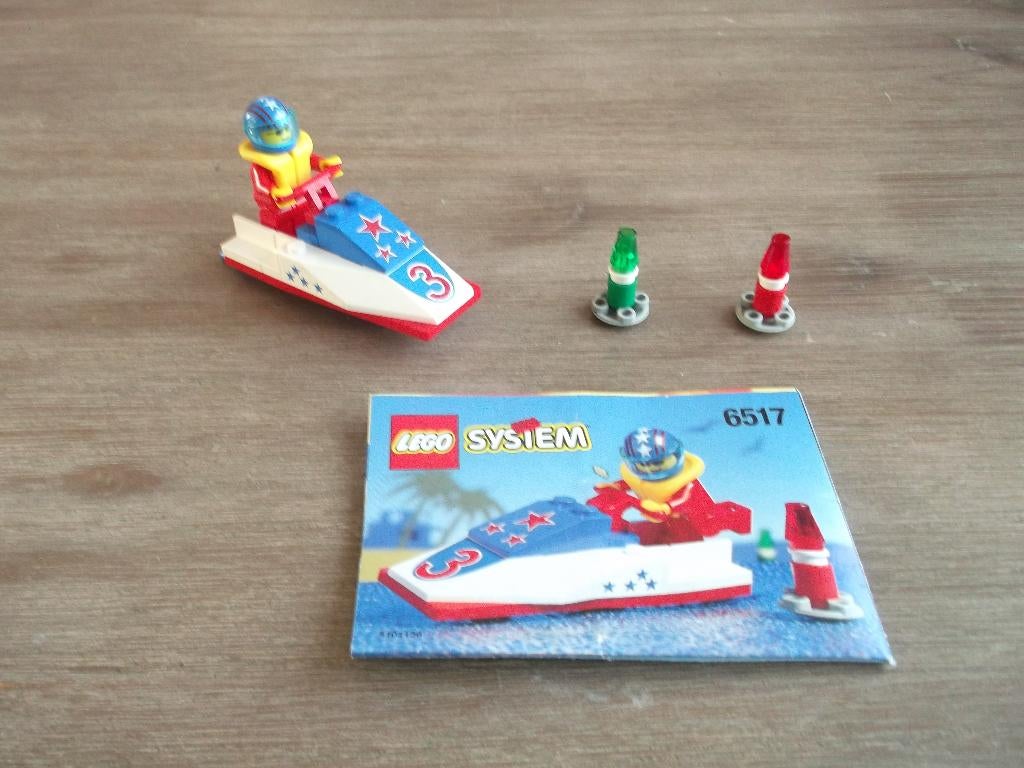 lego 6517 water jet (1996), Gebruikt, Lego, Ophalen of Verzenden, Complete set